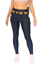 Signature High Rise Concealed Carry Leggings with new FlexCarry Waistband- Navy (Thick, Double-Brushed Fall/Winter Fabric)