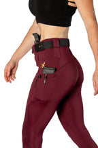 High Rise Crusader Leggings with new FlexCarry™ Waistband - Fig