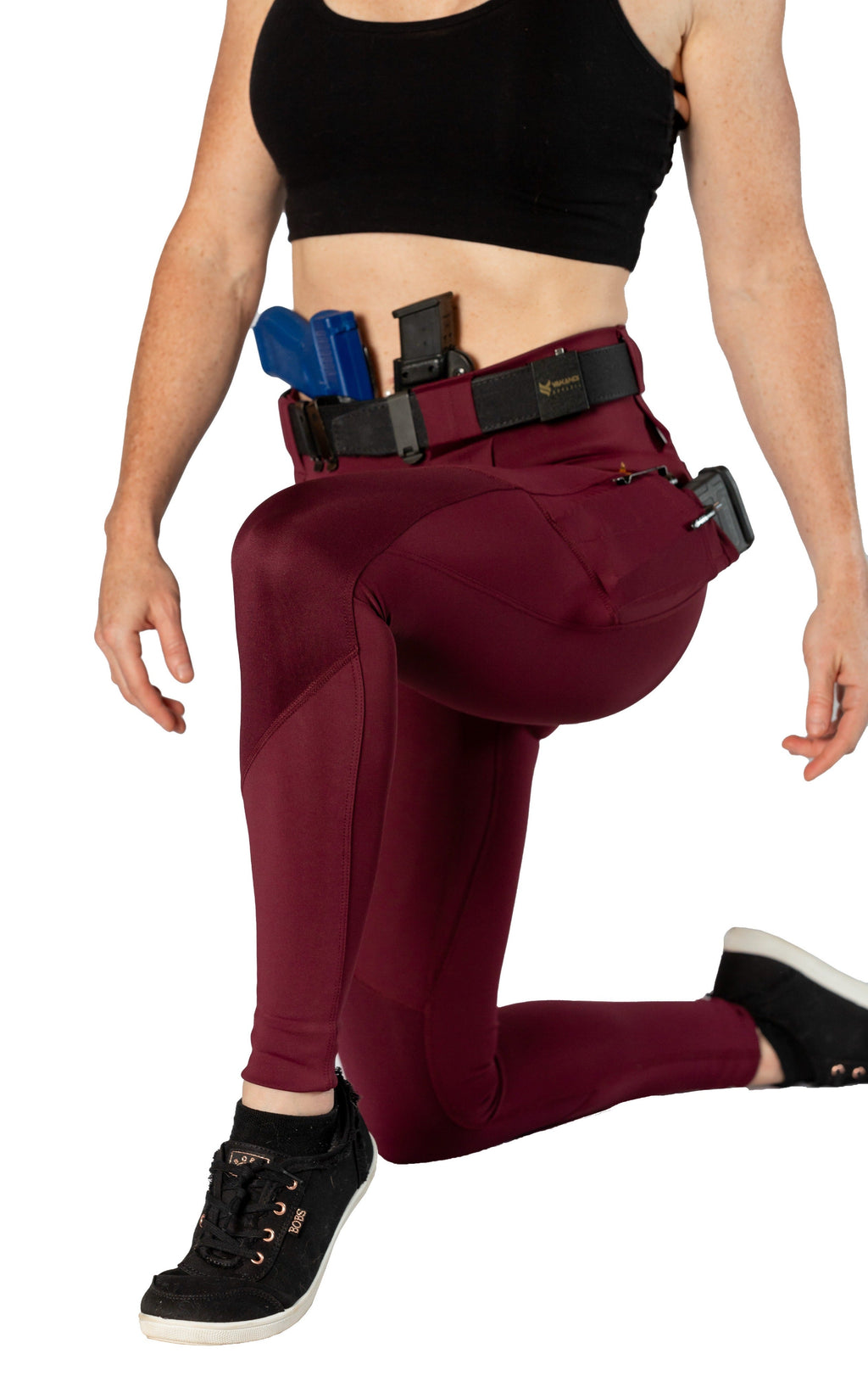 High Rise Crusader Leggings with new FlexCarry™ Waistband - Fig