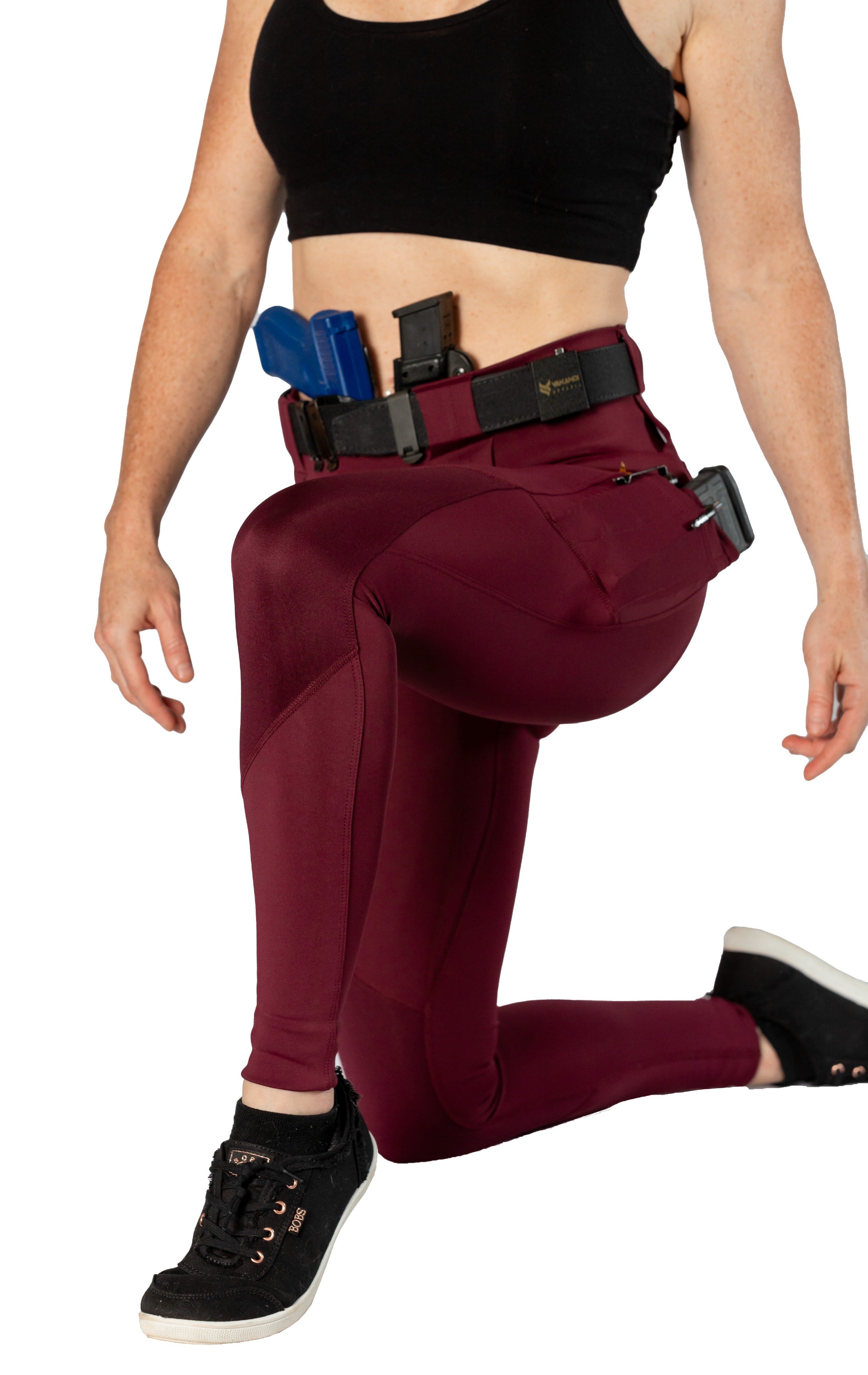 High Rise Crusader Leggings with new FlexCarry™ Waistband - Fig
