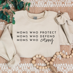 Moms Who Carry® Crewneck Sweatshirt - Desert Tan (PREORDER FOR MID/LATE 2026)
