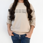 Moms Who Carry® Crewneck Sweatshirt - Desert Tan (PREORDER FOR MID/LATE 2026)