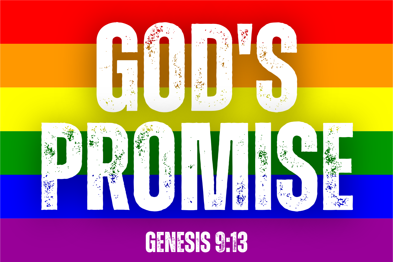 God's Promise Bumper Sticker