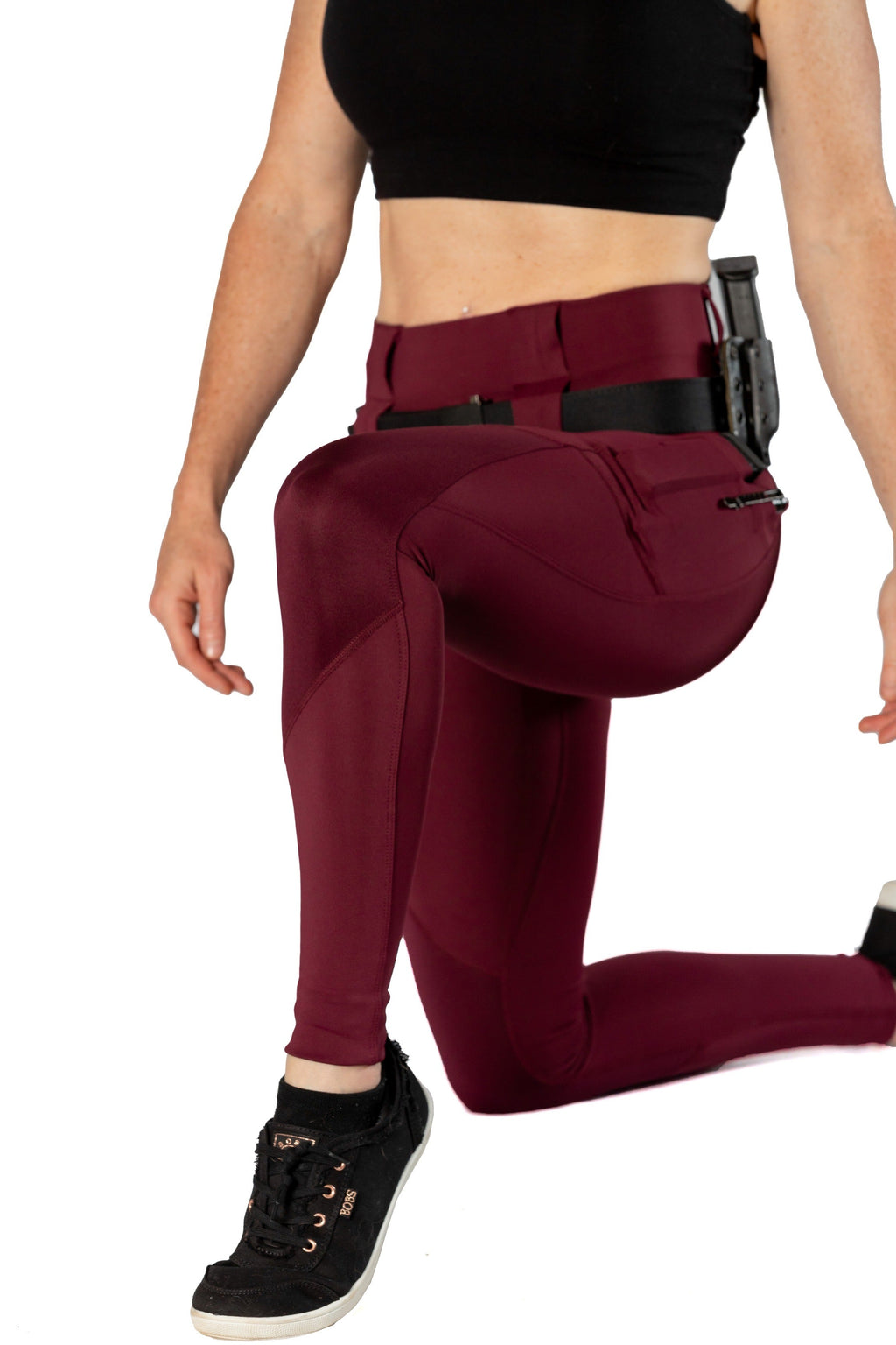 High Rise Crusader Leggings with new FlexCarry™ Waistband - Fig