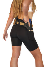 NEW High Rise FlexCarry™ Biker Shorts, Black