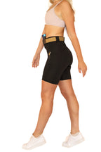 NEW High Rise FlexCarry™ Biker Shorts, Black