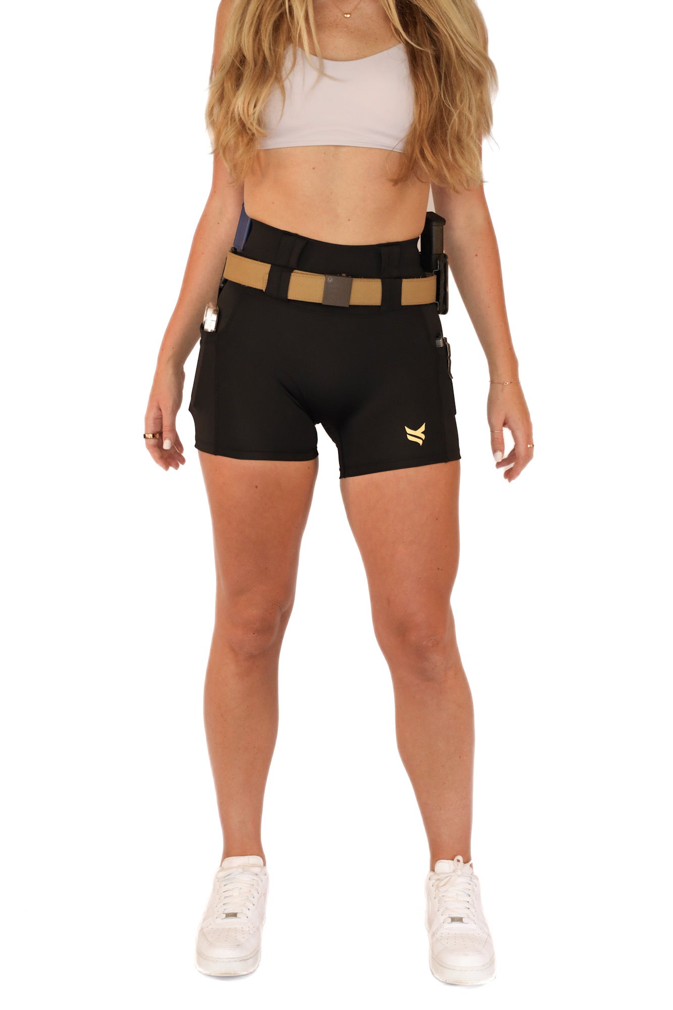 New High Rise FlexCarry™ Shorts - 4-inch inseam, Black