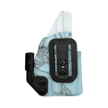 S&W M&P Shield 9/40 3" Fabriclip & Mod Wing IWB RH Holster - Coffee Daze (Blue)