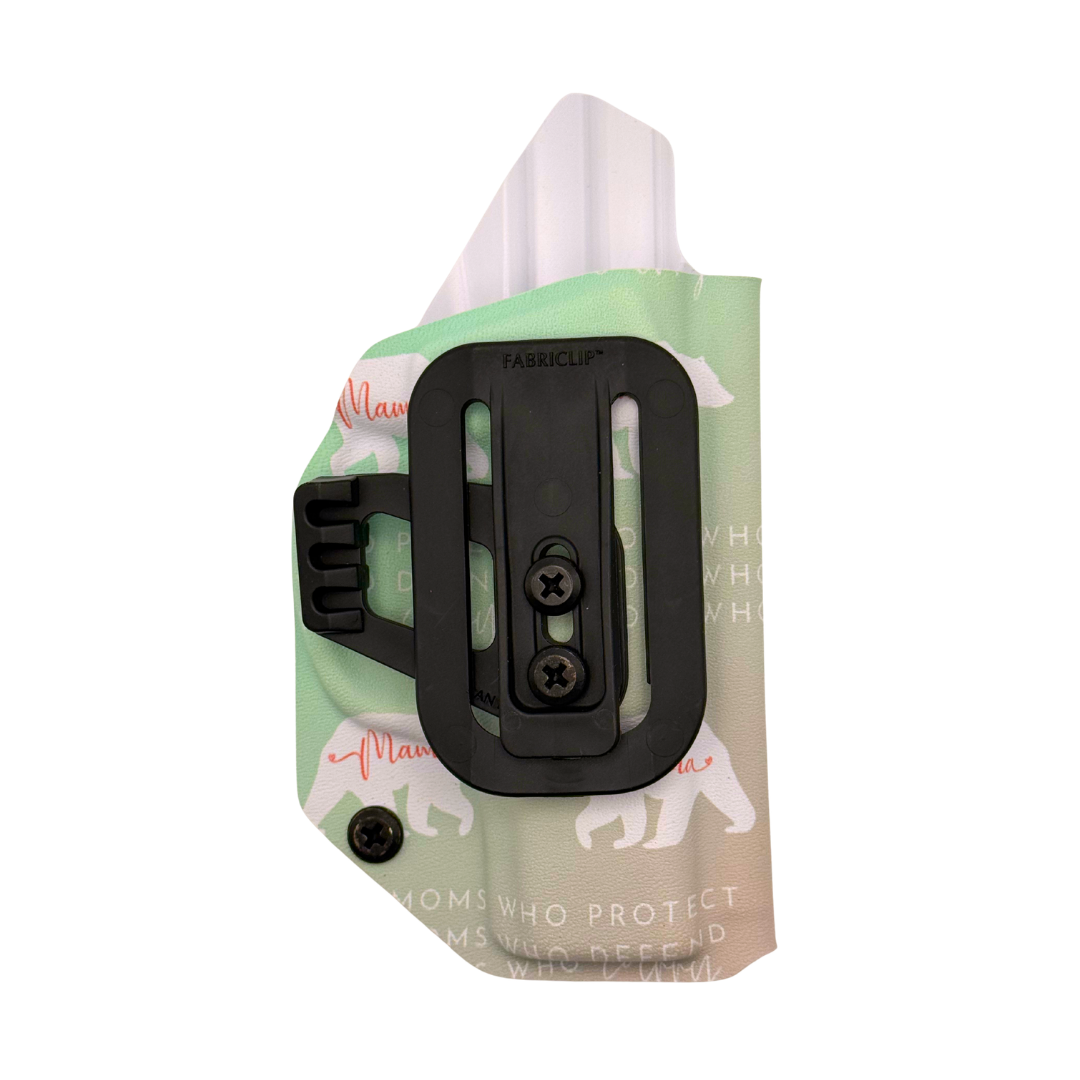 Ruger LC9/LC9S/EC9/EC9S/EC380/LC380 Fabriclip & Fabriclip Wing IWB RH Holster - Mama Bear PDC