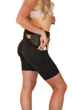 NEW High Rise FlexCarry™ Biker Shorts, Black