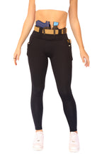 Signature High Rise Concealed Carry Leggings with new FlexCarry Waistband- Black (Thick, Double-Brushed Fall/Winter Fabric)