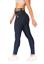 Signature High Rise Concealed Carry Leggings with new FlexCarry Waistband- Navy (Thick, Double-Brushed Fall/Winter Fabric)