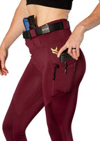 High Rise Crusader Leggings with new FlexCarry™ Waistband - Fig