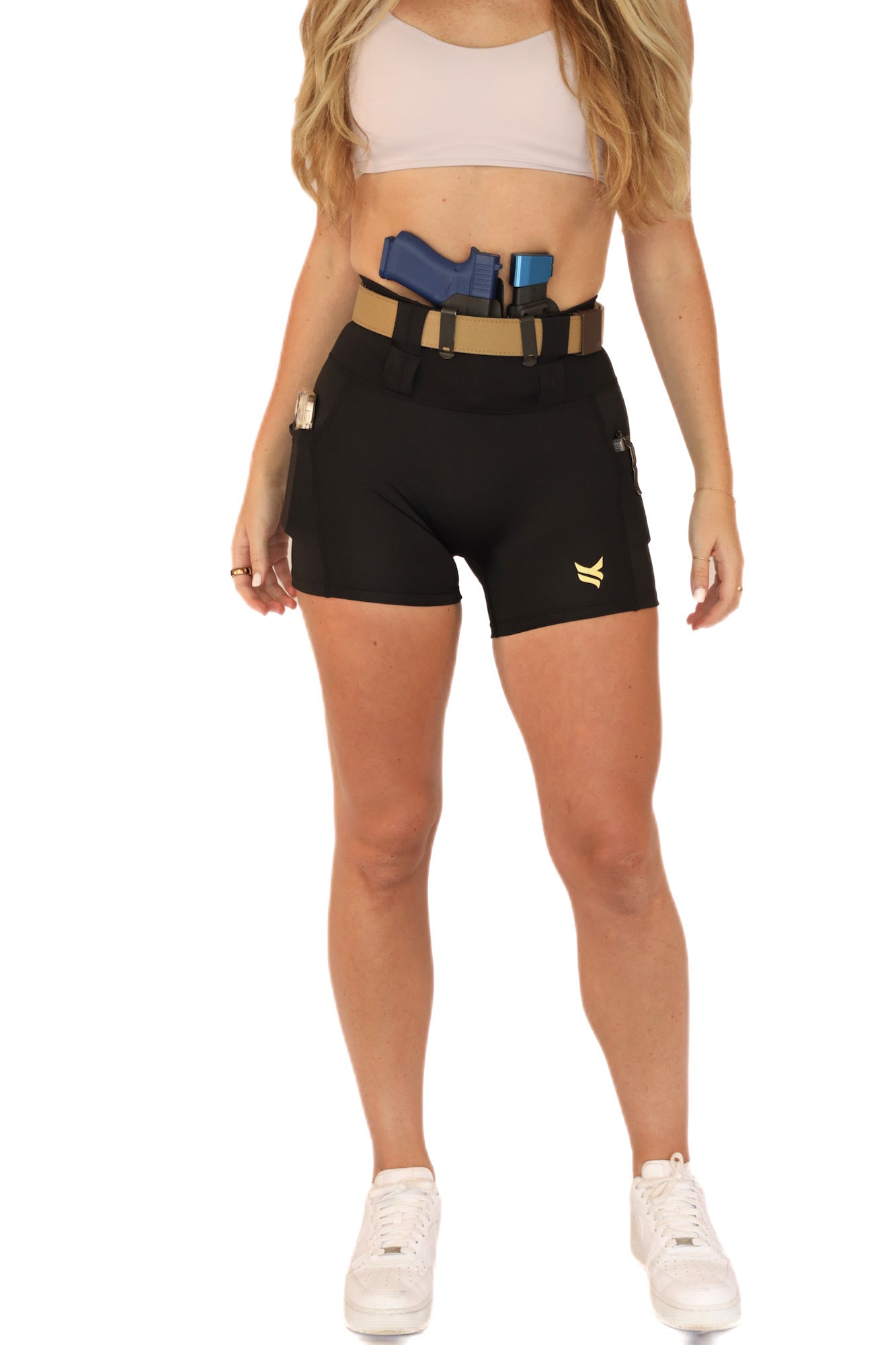 New High Rise FlexCarry™ Shorts - 4-inch inseam, Black