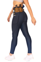 Signature High Rise Concealed Carry Leggings with new FlexCarry Waistband- Navy (Thick, Double-Brushed Fall/Winter Fabric)
