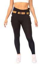 Signature High Rise Concealed Carry Leggings with new FlexCarry Waistband- Black (Thick, Double-Brushed Fall/Winter Fabric)