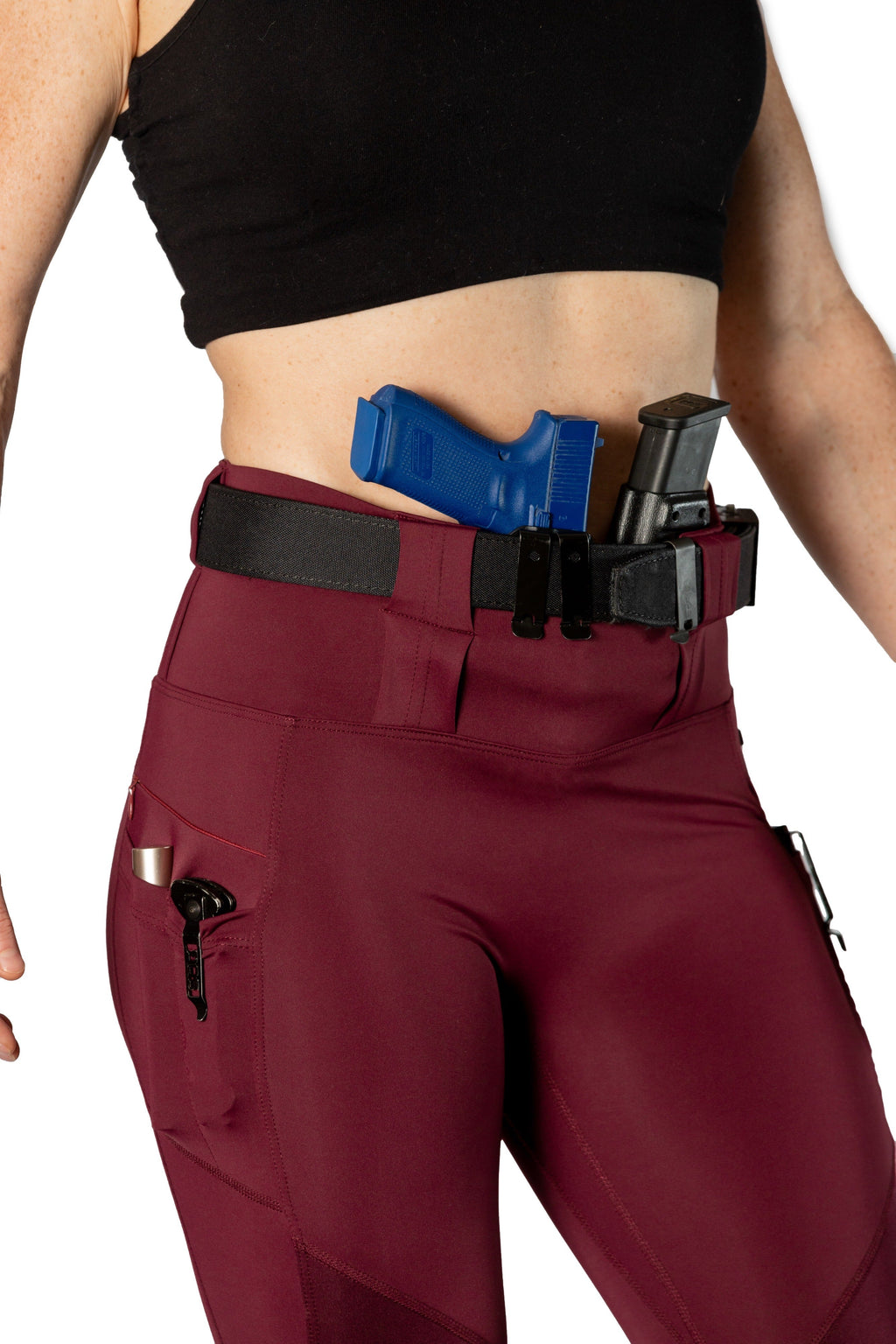 High Rise Crusader Leggings with new FlexCarry™ Waistband - Fig