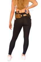 Signature High Rise Concealed Carry Leggings with new FlexCarry Waistband- Black (Thick, Double-Brushed Fall/Winter Fabric)