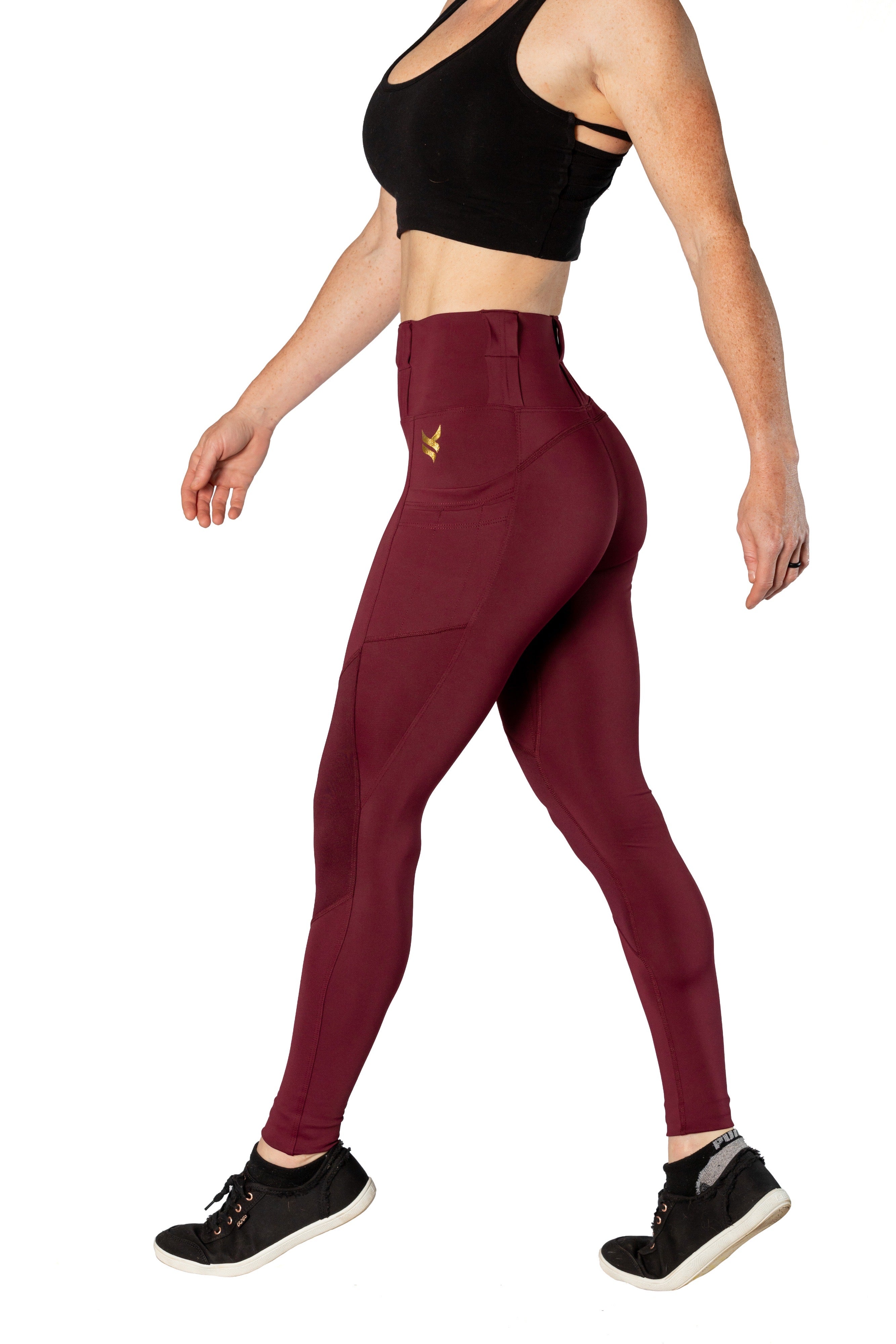 High Rise Crusader Leggings with new FlexCarry™ Waistband - Fig