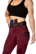 High Rise Crusader Leggings with new FlexCarry™ Waistband - Fig