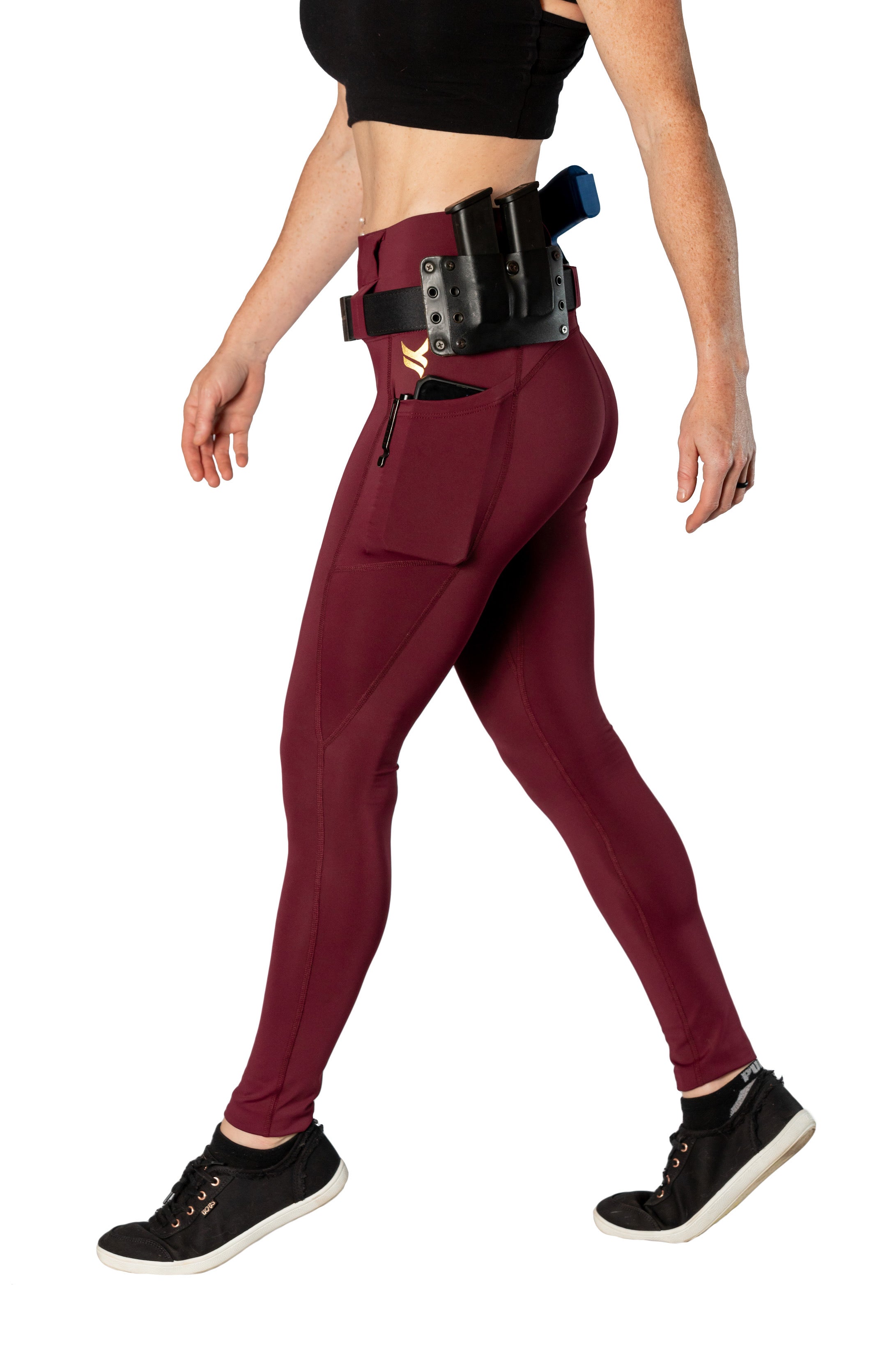 Vakandi EDC Signature legging with new FlexCarry™ waistband - high rise