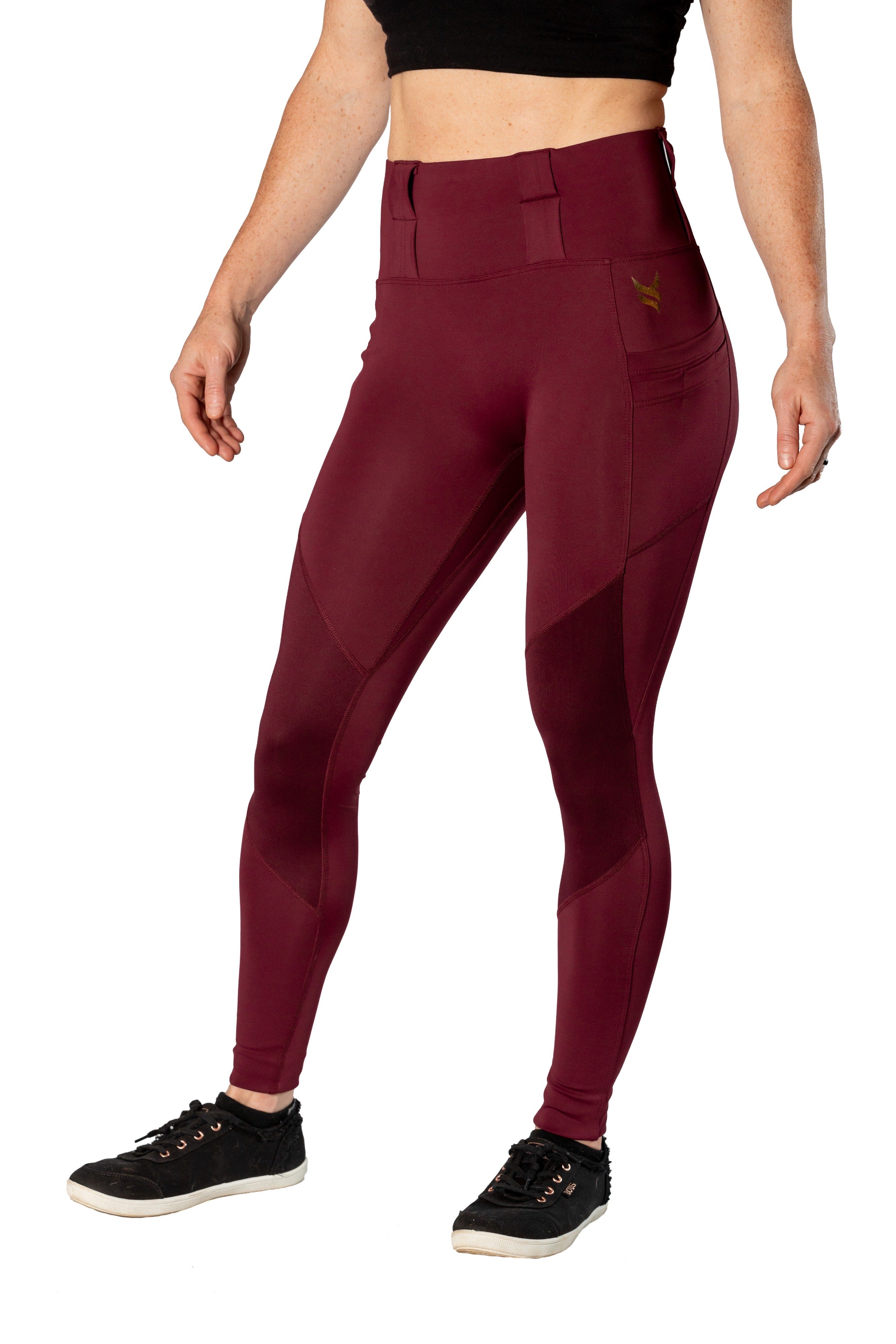 High Rise Crusader Leggings with new FlexCarry™ Waistband - Fig