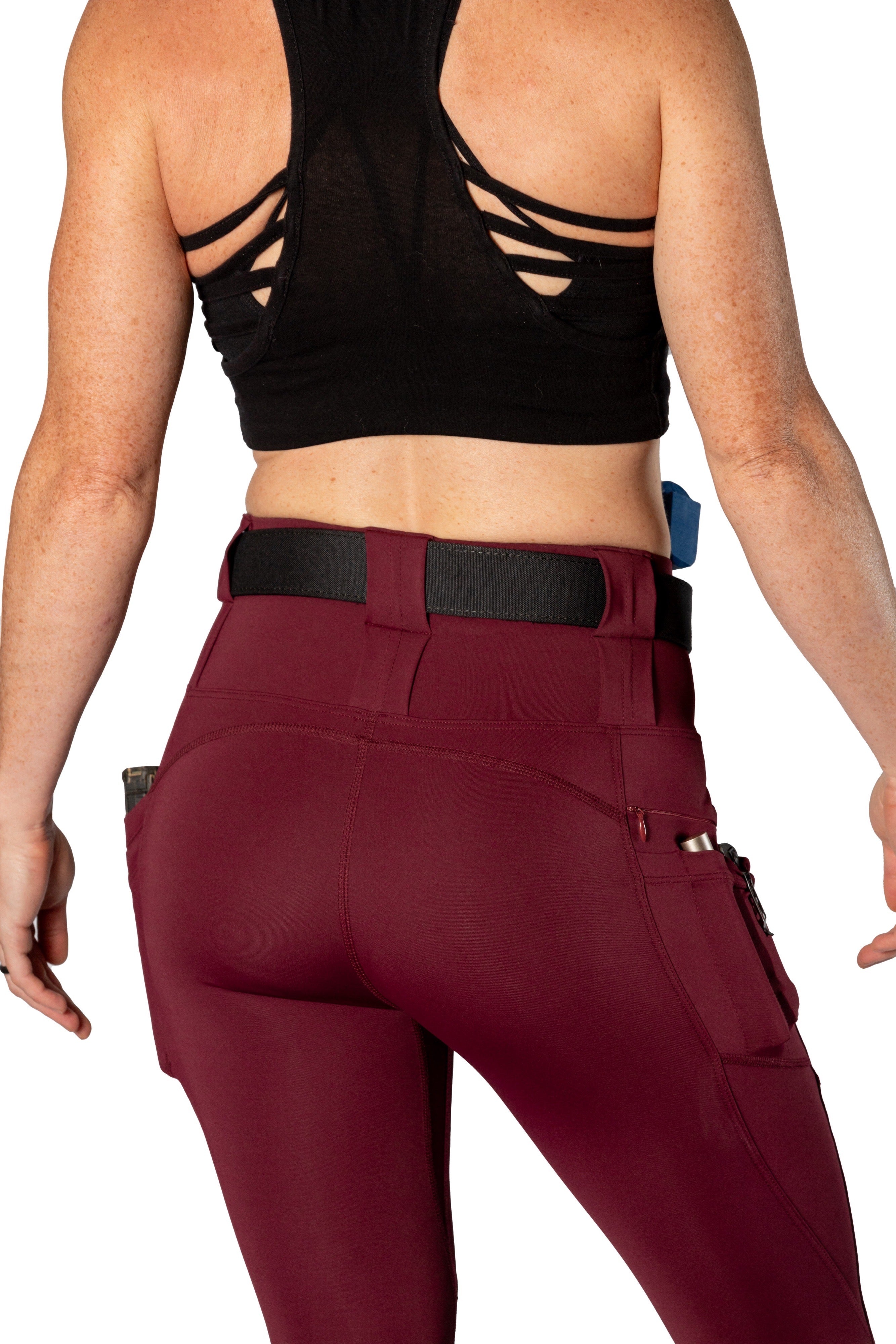 High Rise Crusader Leggings with new FlexCarry™ Waistband - Fig