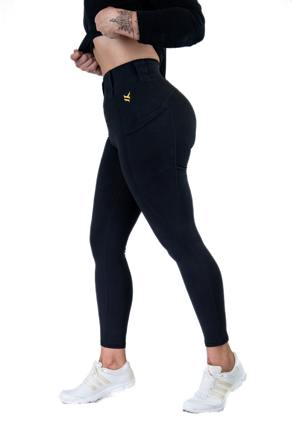 EDC Leggings 2.0 - High Rise, Curvy, Black