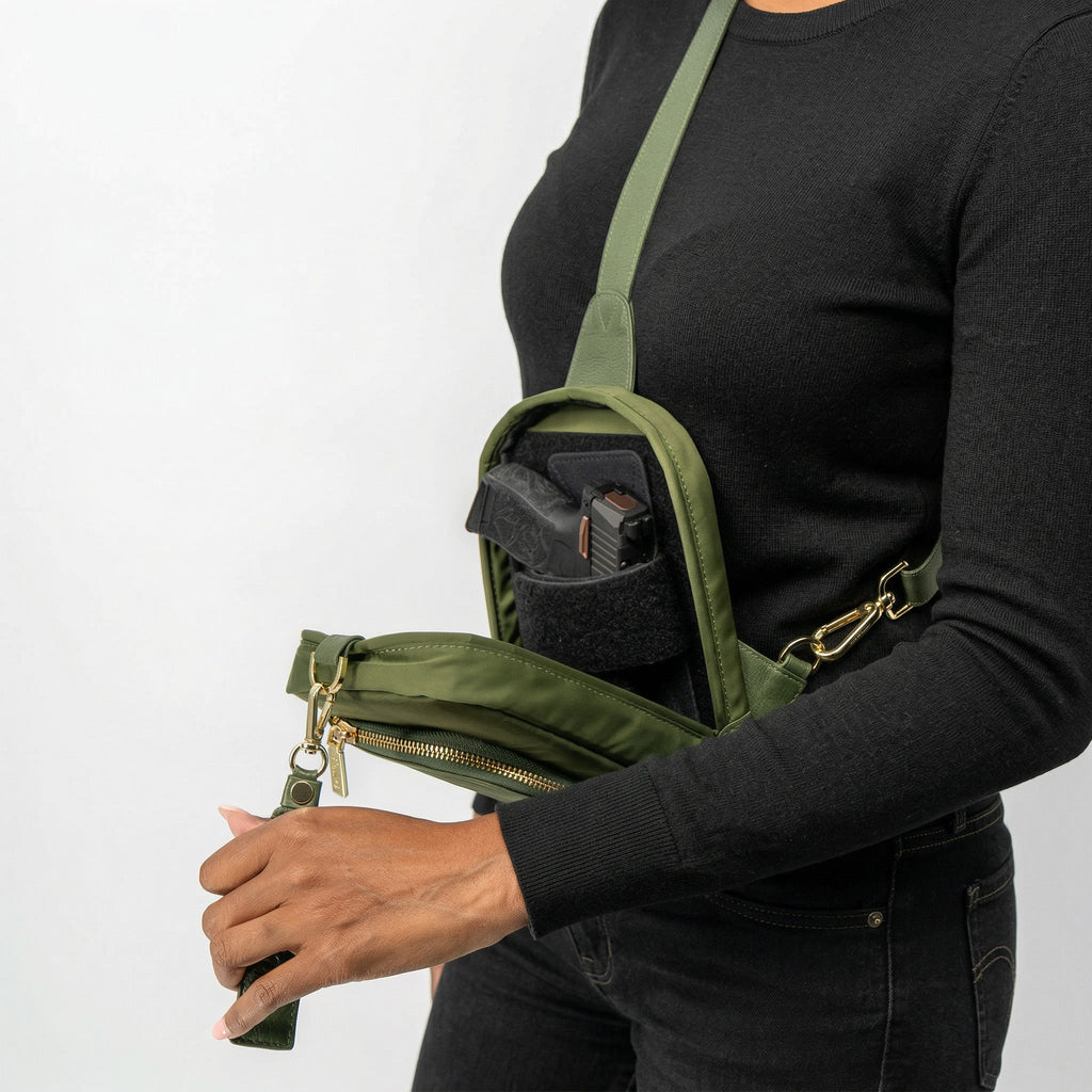 Millie Athletic Compact-M Leather CCW Bag