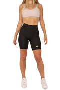 NEW High Rise FlexCarry™ Biker Shorts, Black