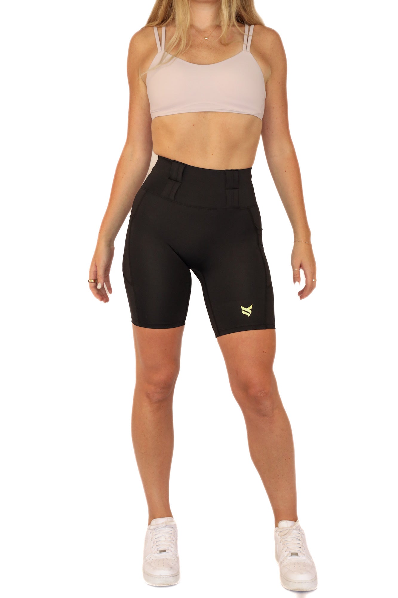 NEW High Rise FlexCarry™ Biker Shorts, Black