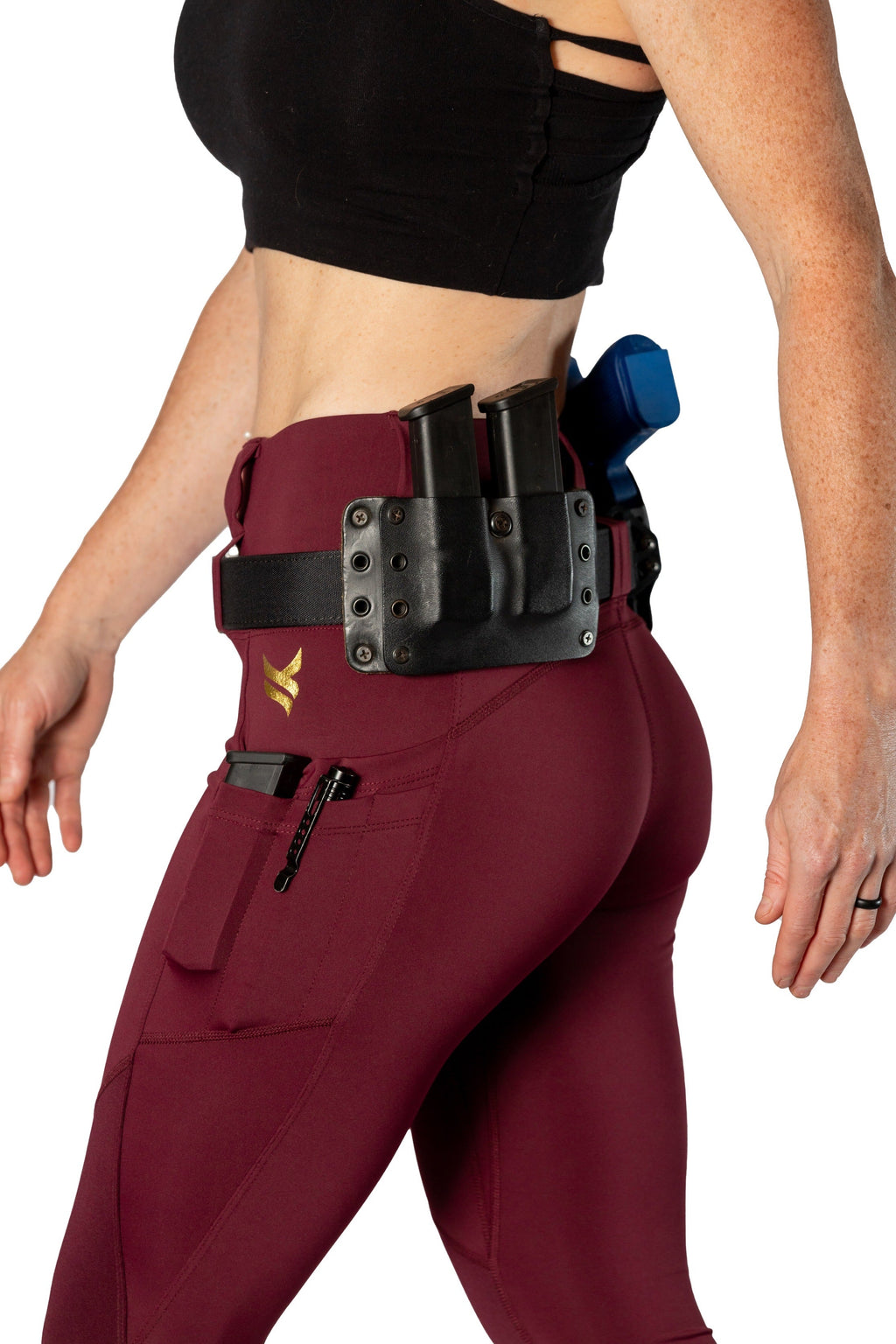 High Rise Crusader Leggings with new FlexCarry™ Waistband - Fig