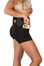 New High Rise FlexCarry™ Shorts - 4-inch inseam, Black