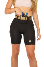NEW High Rise FlexCarry™ Biker Shorts, Black