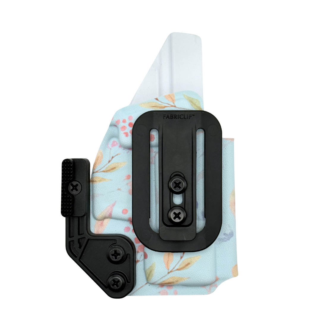 Taurus GX4 Fabriclip & Mod Wing IWB RH Holster - Floral on Blue