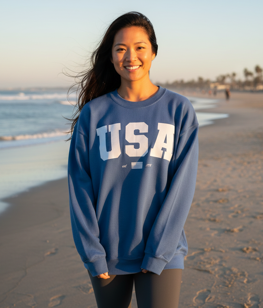 USA Crewneck Sweatshirt