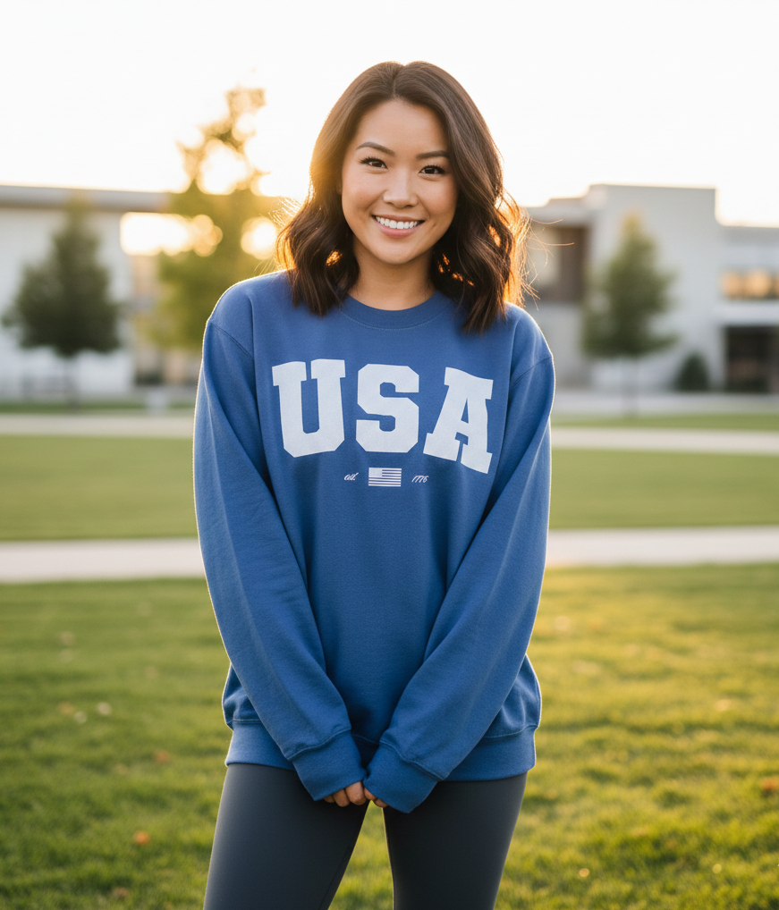 USA Crewneck Sweatshirt