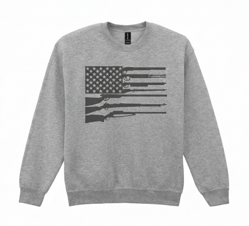 Gun Flag Crewneck Sweatshirt