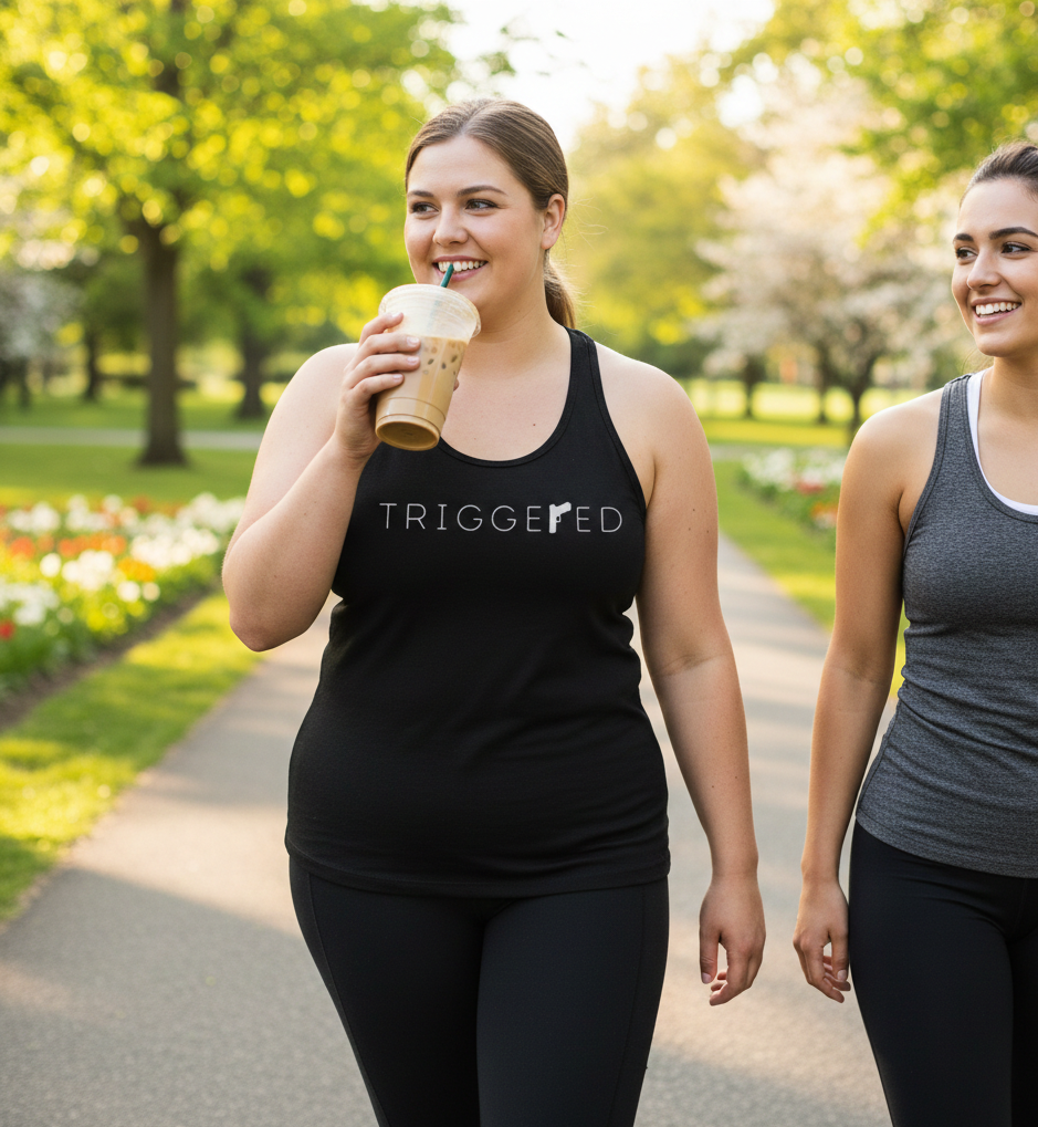 Triggered Racerback Tank