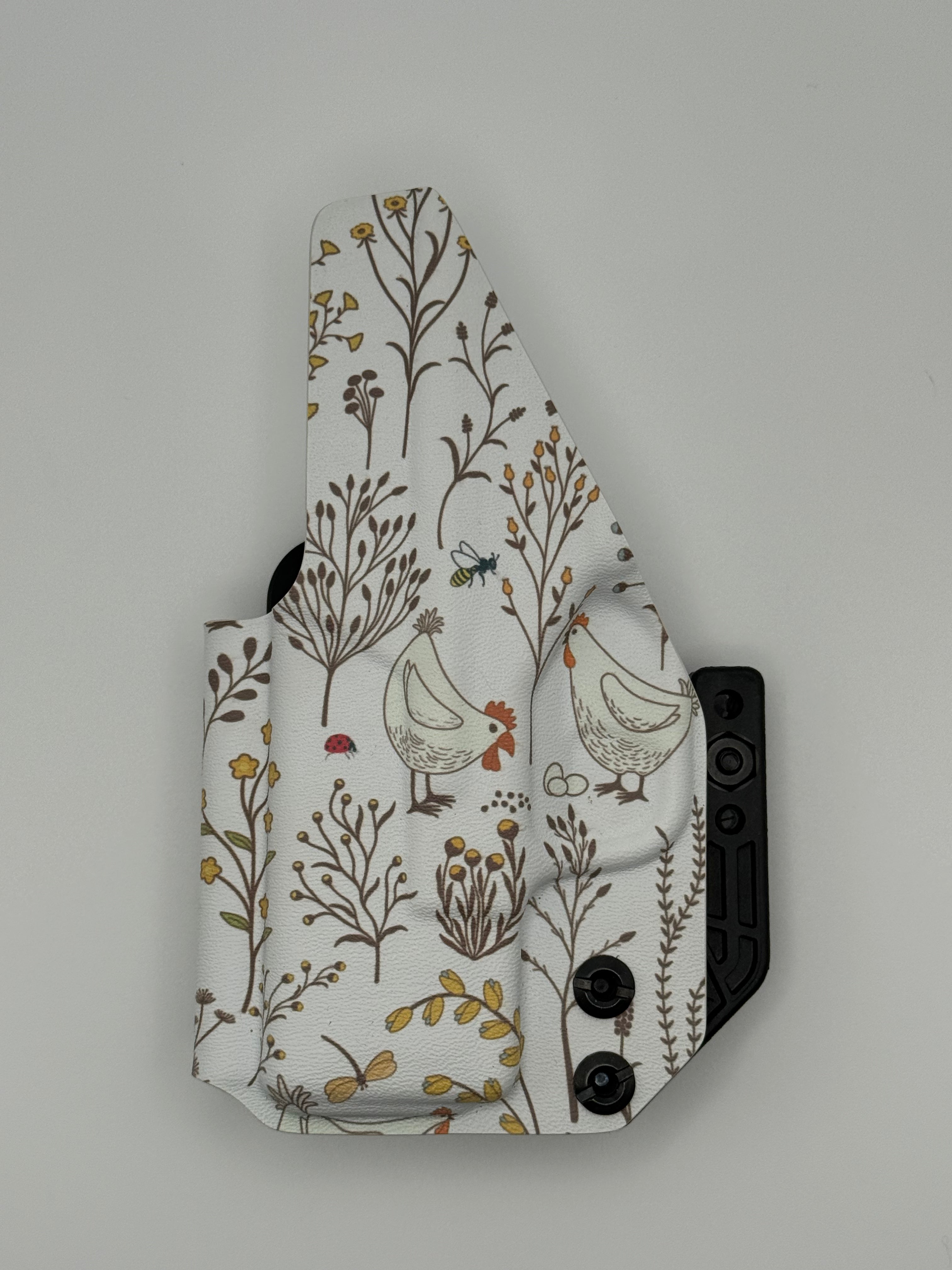 Springfield Hellcat / Hellcat OSP Fabriclip & Mod Wing IWB Holster - Feelin' Clucky