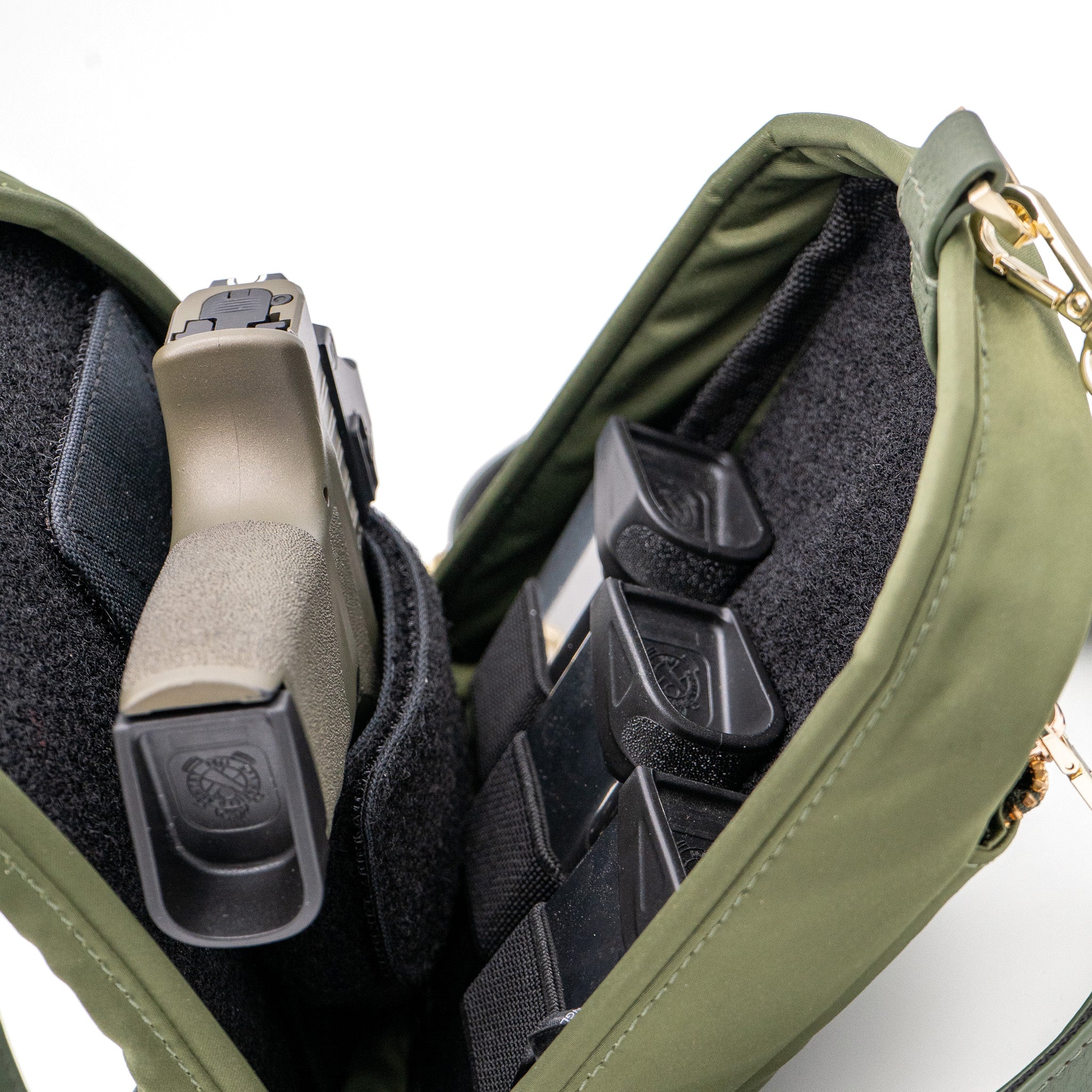 Millie Athletic Compact-M Leather CCW Bag