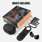 Custom Molded Percussive Shooting Filter Earplugs