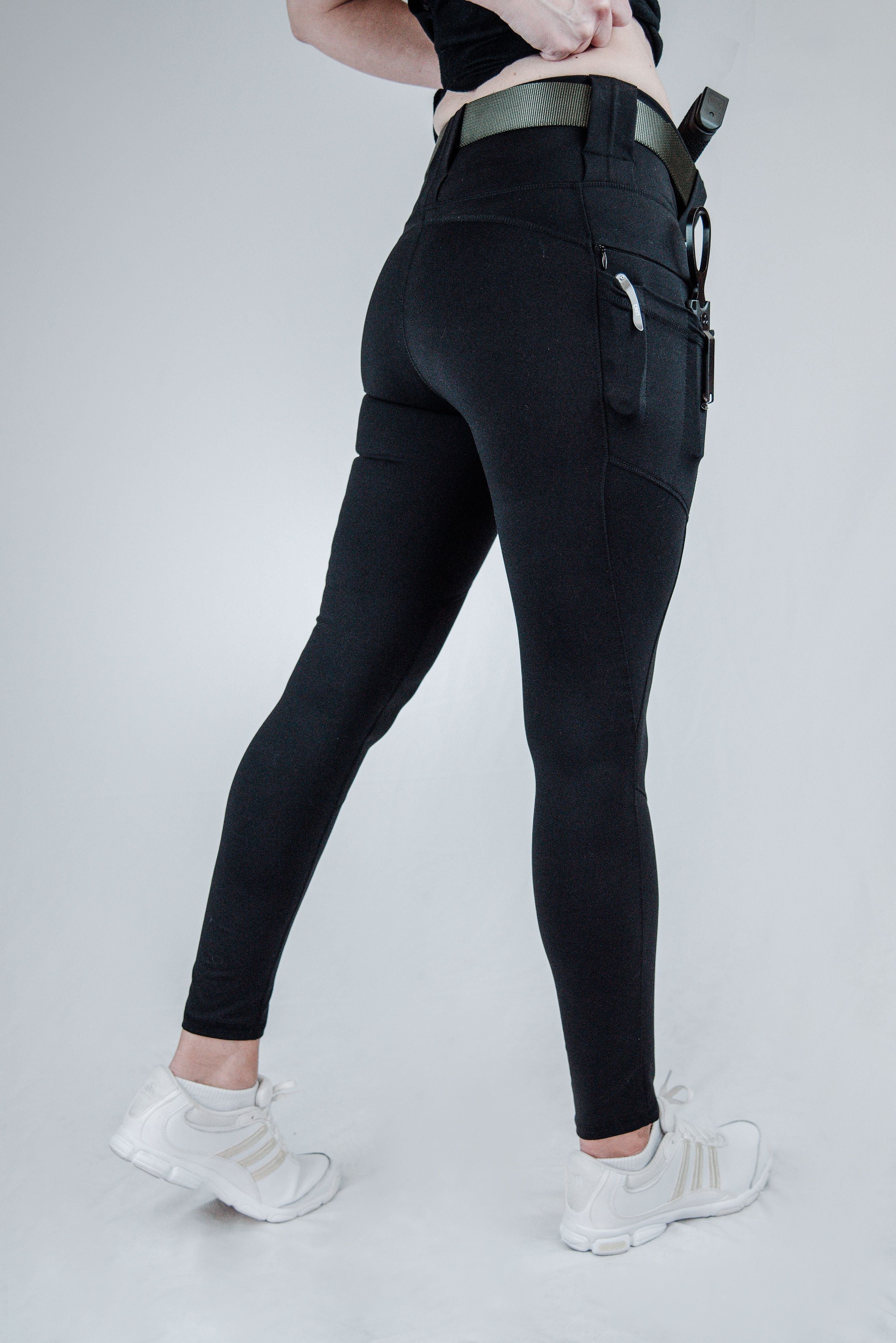 Crusader Leggings Mid-Rise, Black